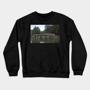 Bridge Near Iffley Lock, Oxford, UK Crewneck Sweatshirt